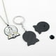 thumbnail image 3 of Llavero personalizado, collar, pin de cohete, insignia, regalo ideal, 3 of 6