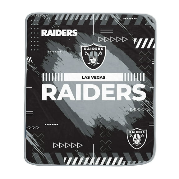 Pegasus Las Vegas Raiders 60" x 72" Game Tech Ultra Cozy Blanket