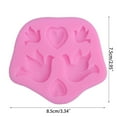 thumbnail image 6 of Chocolate Candy Sugar Craft Cartoon Cute Peace Dove Shape Mold Cake Decorating Tool Silicone Soap Mold Kitchen Gift, 6 of 6