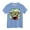 Light Blue-1, variant on Girls' St. Patrick's Day T-Shirt, Pink with Green Sequin Shamrock, Short Sleeve