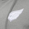 thumbnail image 4 of Women's Antigua  Heather Gray Arizona Cardinals Seeker Full-Zip Hoodie Jacket, 4 of 4