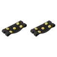 thumbnail image 1 of Greeniant Antideslizante Nieve Hielo Escalada Picos Agarres Crampon Studs 5-Stud Zapatos Cubre Suministros al aire libre 2piezas Greeniant CBP072272, 1 of 3
