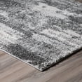 thumbnail image 5 of Addison Rugs Reston 3'3" x 5'1" Rectangle Abstract Shag Fabric Area Rug in Gray, 5 of 5