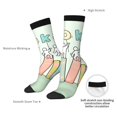 thumbnail image 4 of Vsdgher Books Crew Socks for Men & Women, Breathable Casual Athletic Ankle Socks, 4 of 6