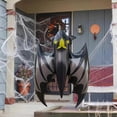 thumbnail image 5 of 95cm Inflatable Black Bat Hanging Bat Halloween Holiday Party Bar Pub Props, 5 of 5