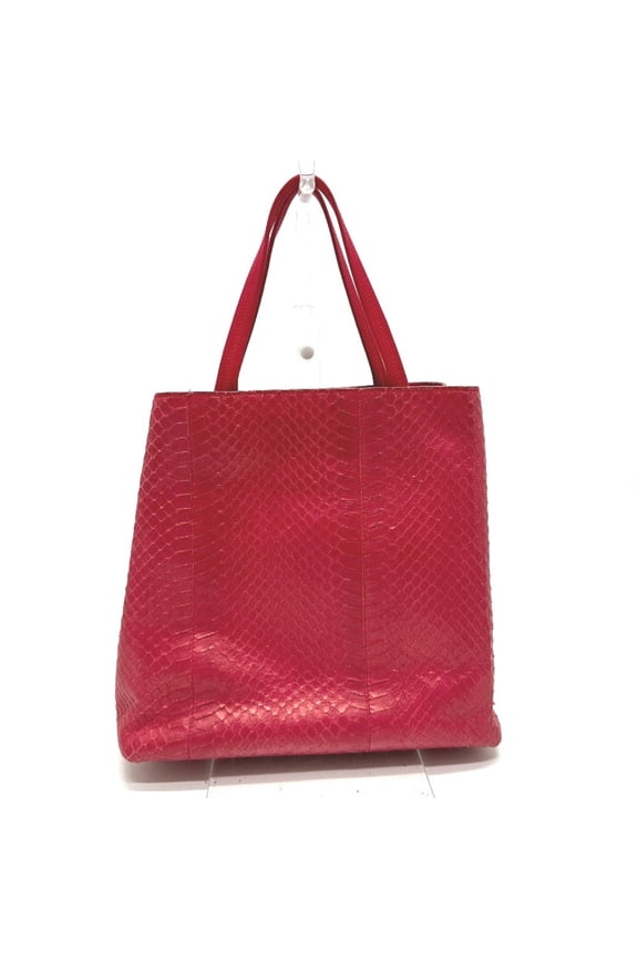 Pre-Owned PRADA B8212 Logo Plate Side Shoulder Bag Tote Leather Women's Pink (Good)