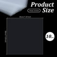 thumbnail image 2 of 10 Pcs PET Clear Sheets 0.5mm Thick Clear Plastic Cast Flexible Sheet Panels for Crafting Projects Replacement Picture Frame Glass Square, 2 of 5