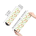 thumbnail image 4 of Fuzoiu Vegan Fruit Carrot Print Adult Socks, Crew Moisture-wicking Socks, Unisex Cushion Crew Socks,Casual Sports Ankle Socks, 4 of 7