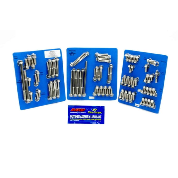 ARP Engine/Accessory Fastener Kit 12 pt Polished Small Block Ford P/N 554-9501