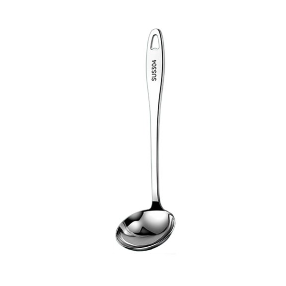 ACDANC Stainless Steel Ladle One-Piece Molding Soup Ladle Stainless Steel Enlarged Spoon Head Serving Utensils Small Spoon