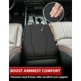 thumbnail image 5 of KBH Center Console Cover for 2023-2026 Honda Pilot Accessorie, 2024 2025 2026 Honda Ridgeline/Passport Armrest Cover with Side Pockets, Black Leather Middle Console Lid Protector, 5 of 8