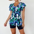 thumbnail image 2 of Elegante traje de baño informal con estampado de vendaje de cuerpo partido conservador para mujer OAVQHLG3B Store  lin121212, 2 of 4