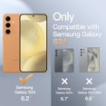 thumbnail image 2 of JETech Matte Case for Samsung Galaxy S24 5G, Frosted Translucent Back Protective Slim Phone Cover, Anti-Fingerprints (Sandstone Orange), 2 of 6