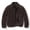 Dark Brown, variant on Men's Suede Leather Bomber Jacket Casual Coat for Men (Medium, Gray)