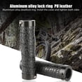 thumbnail image 4 of Bike Grips Leather Double Lock Handlebar Grip Bicycle Accessories, 4 of 8