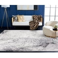 thumbnail image 3 of SAFAVIEH Skyler Vernon Distressed Area Rug, Silver/Black, 4' x 6', 3 of 9