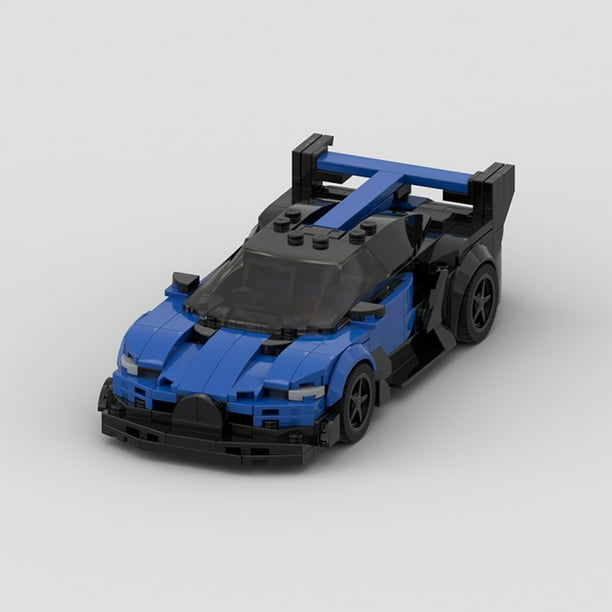 MOC Speed Series Bugatti Bolide Vision GT Hypercar Construcción Kit, Diseño de carrocería ancha de 8 Stud con cabina detallada para constructores avanzados y coleccionistas de coches deportivos