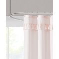 thumbnail image 5 of Simply Shabby Chic Pink Ruffle Polyester Shower Curtain, 72 x 72, 5 of 6