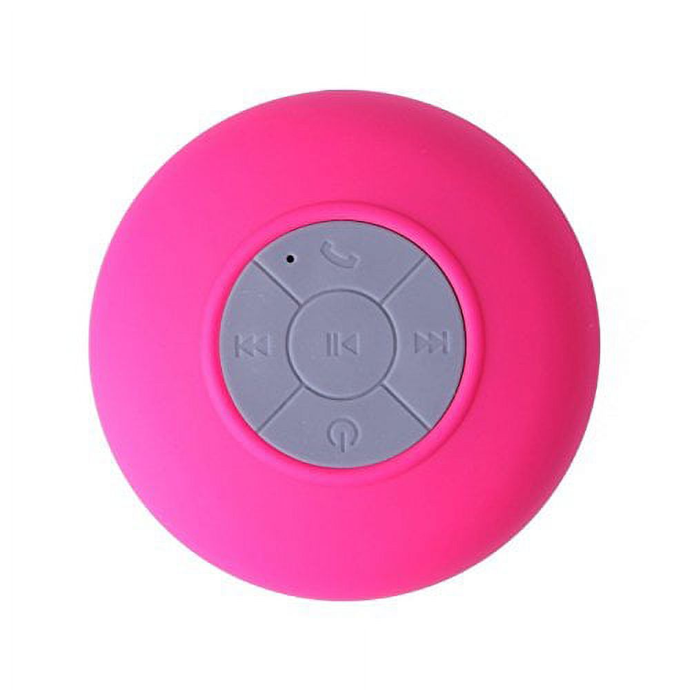Mosos Portable Bluetooth Speaker, Pink, f68 - image 2 of 4