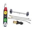 thumbnail image 2 of Terraxo Pressure Washer Undercarriage Cleaner Water Broom for Truck RV Driveway black, 2 of 7
