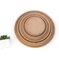 thumbnail image 6 of Round Wooden Dinner Plates Ecofriendly Delicate Dinnerware Utensils for Daily Party and Wedding, 6 of 7
