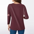thumbnail image 4 of Women's 250 Anniversary USA Shirt 250th Anniversary USA Shirt V Neck Patriotic 4th of July Shirts, 4 of 4