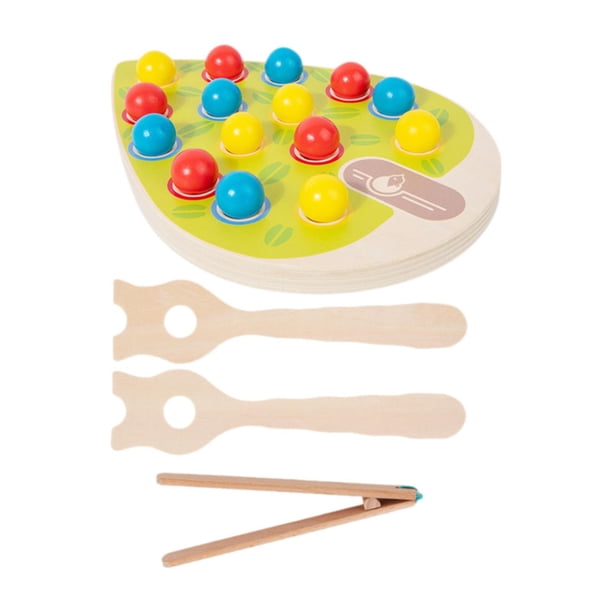 Juego de mesa de madera con colores del arcoíris para combinar y clasificar, ideal para entrenar el pensamiento lógico, para niños de 3, 4, 5, 6 y 7 a