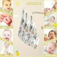 thumbnail image 2 of Coolnut Robin Birds Red Berries Baby Muslin Washcloths Face Towel, 3 PCS Christmas Burp Cloths Cotton Wipes Infant Wash Cloth for Newborn Boys Girls 12x12 inches, 2 of 6