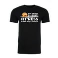 thumbnail image 2 of Men's Funny Fitness Slider T-shirts, Funny Graphic T-shirts, Gym T-shirts - Black MH200FOOD S3 4XL, 2 of 3