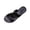 Y-Black, variant on GERsome Women's Flat Sandals Open Toe Slip-On Comfort Summer Slide Beach Vacation Casual Sandals, Size 6