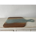 thumbnail image 5 of River Themed Resin Epoxy Wood Charcuterie Board with Circle Handle /Cheese Board/Serving Board, 5 of 5