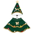 thumbnail image 3 of TIELUTT Festival Puppy Cape Pet Clothes for Medium Dogs Female Pet Clothes for Medium Dogs Summer Pet Clothes Hangers for Closet Pet Clothes for Medium Dogs Easter Pet Clothes Rack Small, 3 of 6