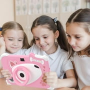 Kids Tablet, 7 inch Android Tablet for Kids, 4GB RAM 32GB ROM/1024GB Expandable Toddler Tablet with Shockproof Case, Parental Control, Dual Camera, IWAWA App Pre-Installed 2.4G/5G WiFi 6, Pink