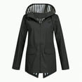 thumbnail image 4 of Godom Womens Waterproof Rain Jacket Lightweight Packable Windbreaker Long Raincoat with Hood, 4 of 6