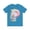 Aqua, variant on Letter P  Graphic Tee Unisex Jersey Short Sleeve Vintage Inspired Artwork