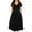 4653-Black Sequin, variant on CASSIE LIZ Plus Size Dress for Women V Neck Long Black Patchwork Dress Casual Short Sleeve Sundress Loose Fit Spring Summer Dress with Pocket Floral/ Sequin/ Botanical/ Stripe/ Leopard ( XL-5XL )