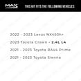 thumbnail image 2 of Max Advanced Brakes - Brake Kit for 2021-2023 Toyota Sienna RAV4 Prime 2022 2023 Lexus NX450h+ Front and Rear Replacement Disc Brake Rotors and Ceramic Brake Pads, 2 of 9