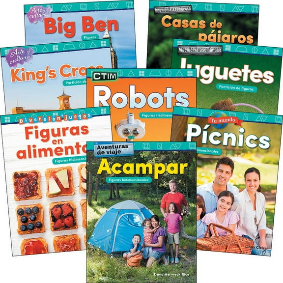 Mathematics in the Real World: Geometry Grades K-1 Spanish: 8-Book Set (Other)
