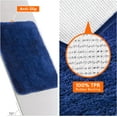 thumbnail image 2 of Lifewit 32" x20" Bathroom Rug Mat Plush Microfiber, Non-Slip, Water Absorbent, Blue, 2 of 6