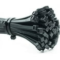 thumbnail image 1 of 1000 bridas profesionales para cables de 80 x 2,5 mm con asa negra resistente a la temperatura, 1 of 5