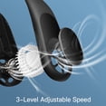 thumbnail image 3 of Ventilador de refrigeración Ventilador colgante de cuello sin cuchillas recargable Enfriador de aire portátil ajustable, Negro seitruly HA006094-01B, 3 of 6