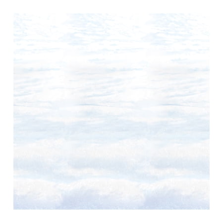 Christmas Winter Party Decoration Snowscape Backdrop - 6 Pack (1 Per Package)