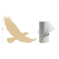 thumbnail image 5 of Unfinished Wooden Eagle Cutout, 18", Pack of 3 Wooden Shapes for Crafts and Summer and July 4th Decor and Crafting, by Woodpeckers, 5 of 7
