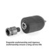 thumbnail image 5 of Portabrocas De 44605 Mm 1/2-20Unf Sin Llave 3 Garras Con Adaptador De Portabrocas Convertidor De Portabrocas Universal Herramienta De Conversión De Llave De Impacto Para Trabajos De Reparación De Serendint TO001718-00, 5 of 5