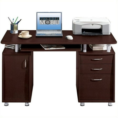 Techni Mobili Chocolate Computer Desk Walmart Canada