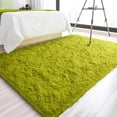 thumbnail image 4 of Alfombra de Área Merelax Moderna Suave Shaggy 150x240 cm Verde, 4 of 7