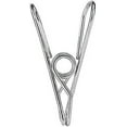 thumbnail image 4 of Cloth Pin Hanging Clip Stainless Steel Clothesline Photo File Snacks Office Windproof Clothespin (silver) (20pcs), 4 of 5