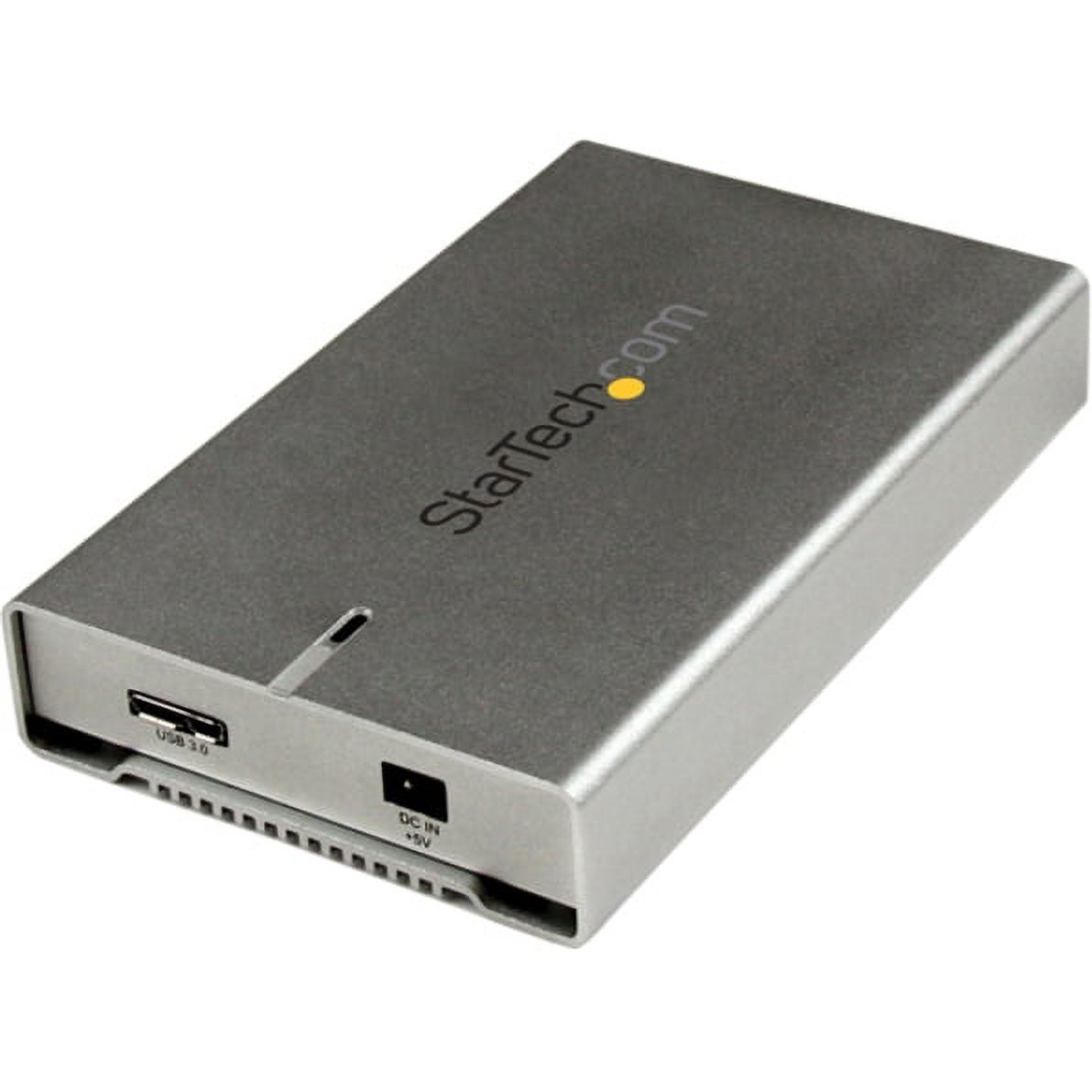 StarTech.com 2.5������� Aluminum USB 3.0 SATA III Hard Drive Enclosure w/ UASP, SSD/HDD Height up to 12.5mm - image 2 of 3