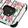 thumbnail image 2 of Kaleidio Case For Samsung Galaxy S9 G960 [Natural TUFF] 3-Piece Hard Impact [Shock Absorbing][Kickstand]Hybrid Rubber Cover w/ Overbrawn Prying Tool [Fresh Pink Flowers], 2 of 6