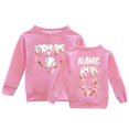 thumbnail image 1 of Chandail en Molleton Graphique à Manches Longues pour Filles Chandail Doux et Chaud Col Rond DIY Vêtements d'Hiver Mignons pour Enfants, 1 of 3